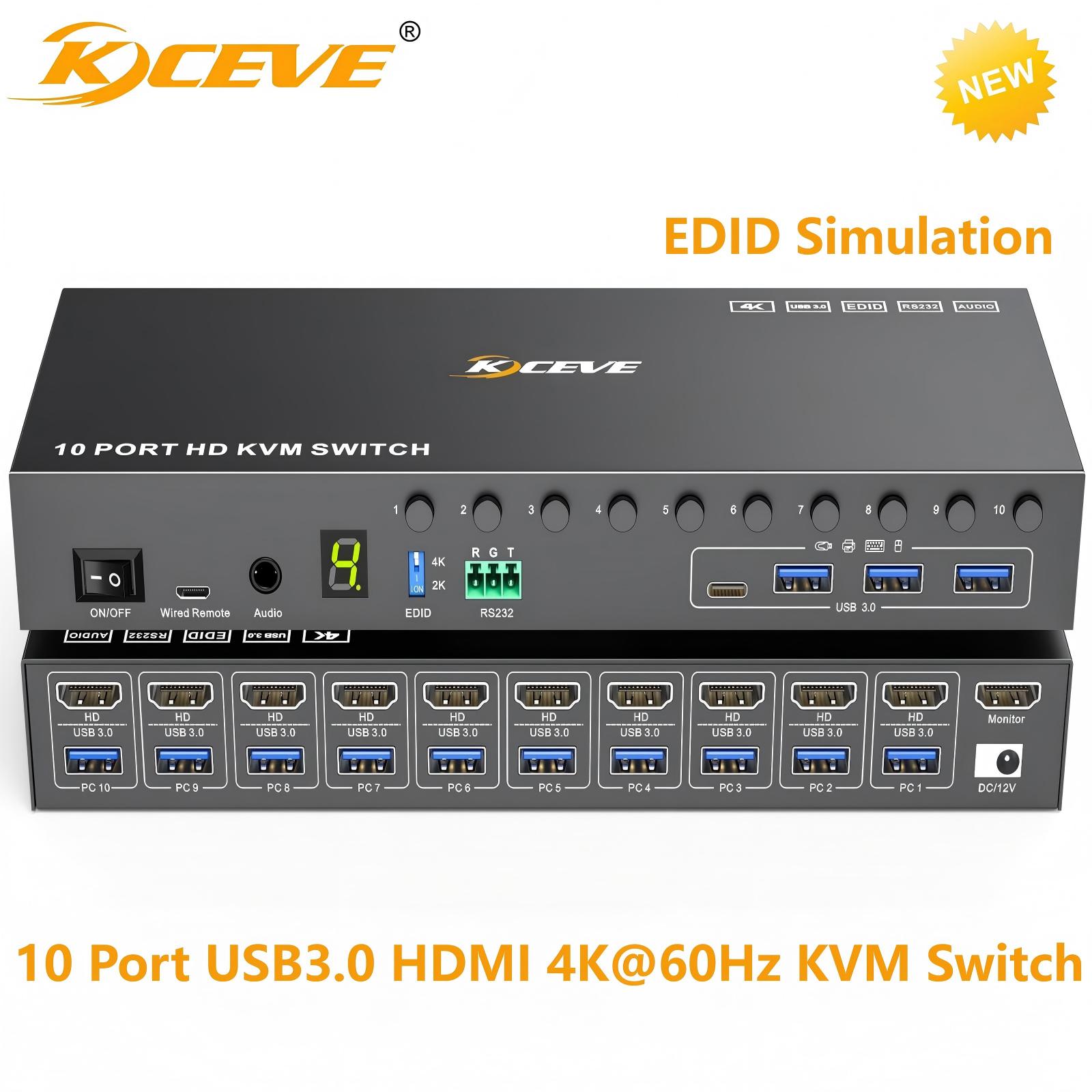 Hdmi Matrix Switch - 10 Port 8 Port KVM Switch