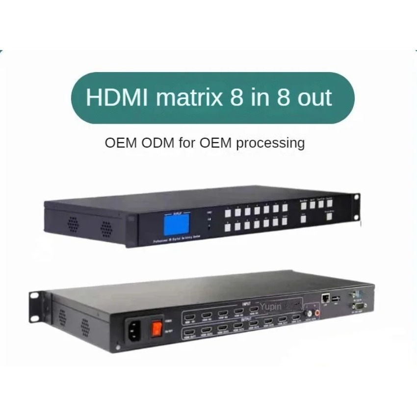Hdmi Matrix Switch - 8x8 HDMI Matrix Switcher Splitter Converter