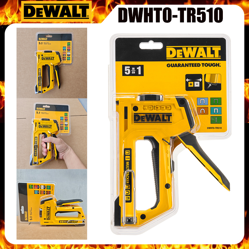Electric Stapler Heavy - DeWALT DWHT0-TR510 5-in-1 Multi-Tacker Stapler &