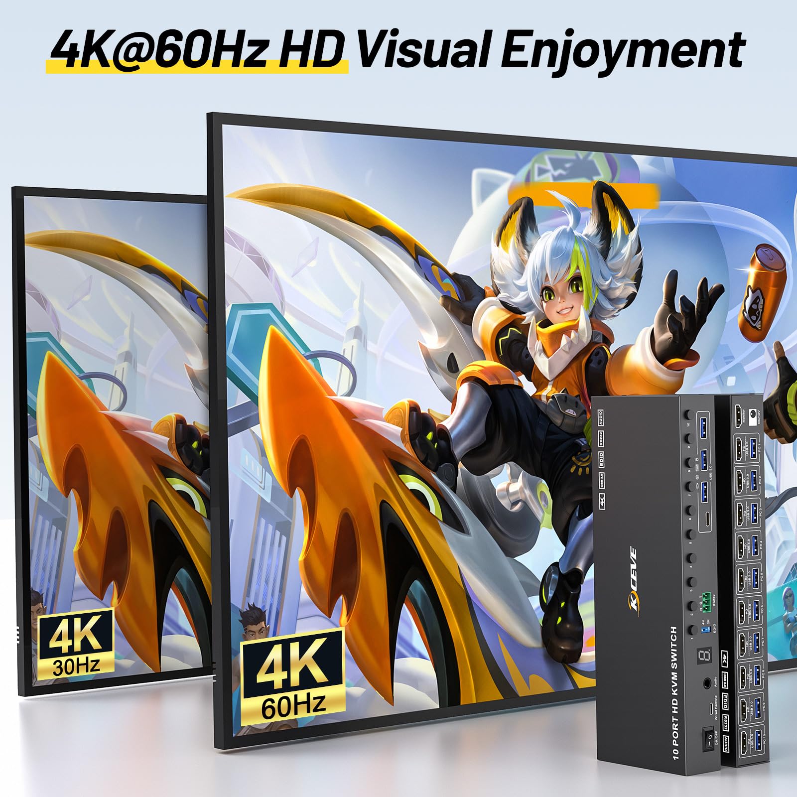 10 Port 8 Port KVM Switch HDMI - Hdmi Matrix Switch ulasan dan harga