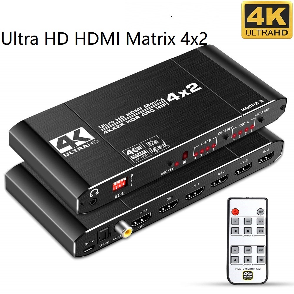 HDMI-compatible 2.0 Matrix Swi - Hdmi Matrix Switch ulasan dan harga