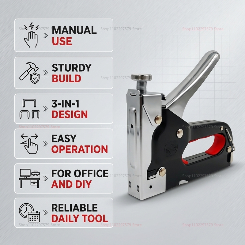Heavy Duty 3 in 1 Stapler Nail - Electric Stapler Heavy ulasan dan harga