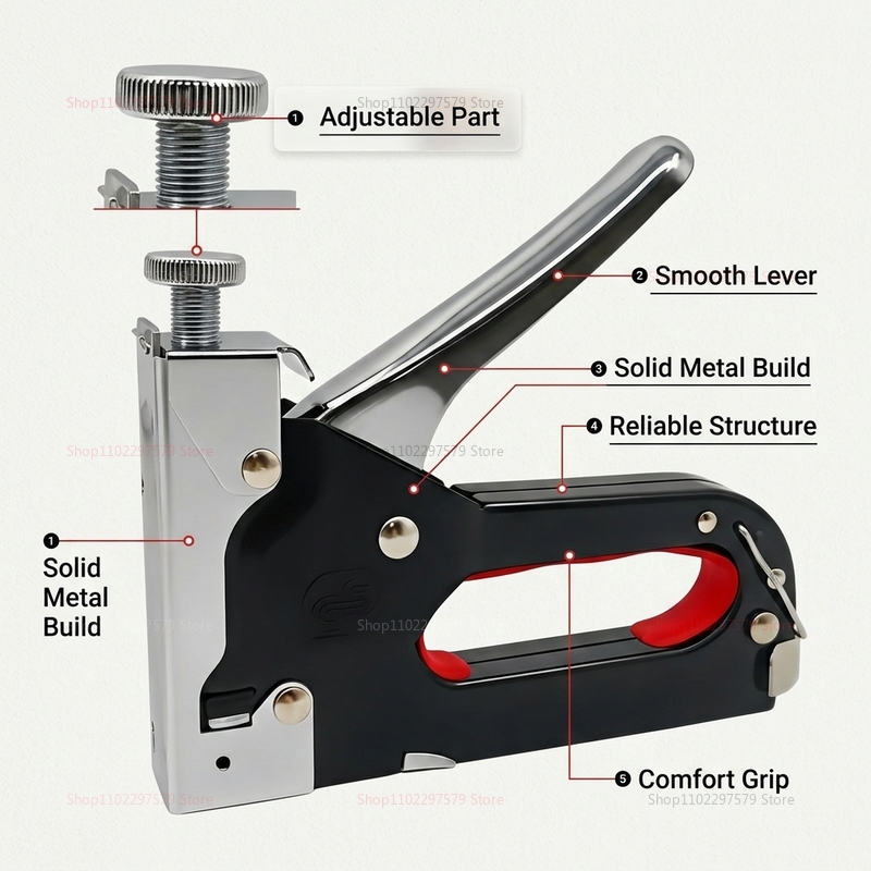 Heavy Duty 3 in 1 Stapler Nail - Electric Stapler Heavy ulasan dan harga