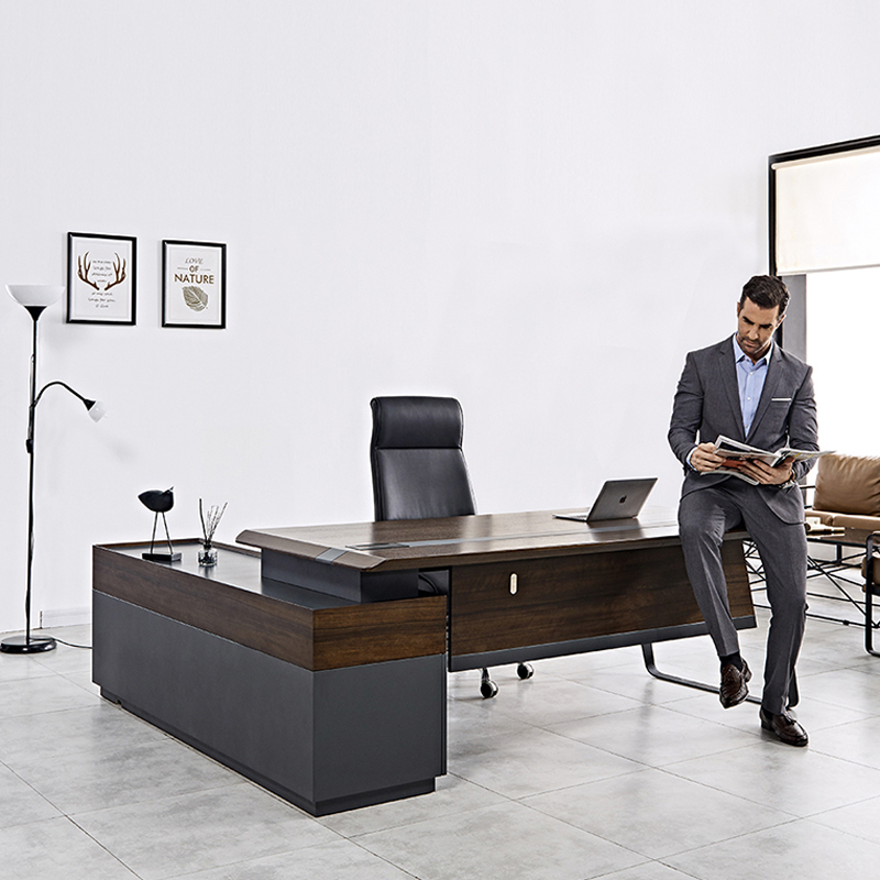 Modern Luxury Wooden Office De - Office Tech Design ulasan dan harga