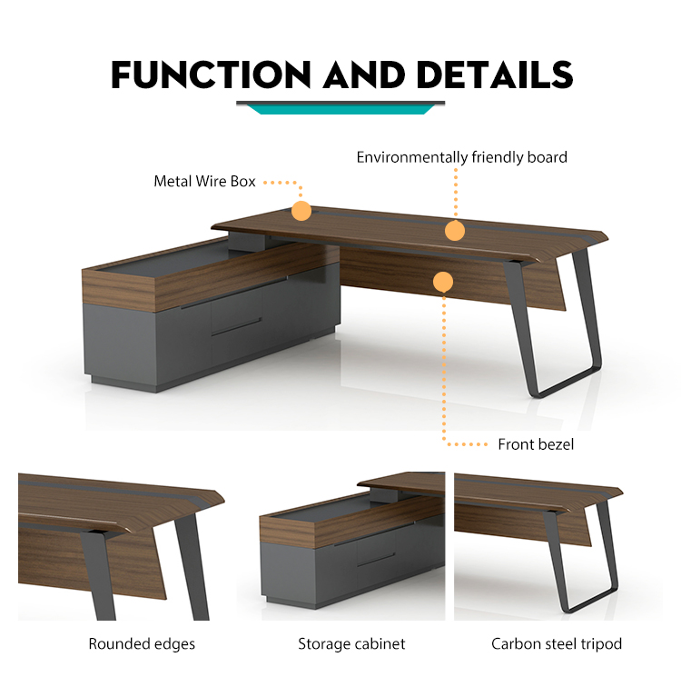 Modern Luxury Wooden Office De - Office Tech Design ulasan dan harga