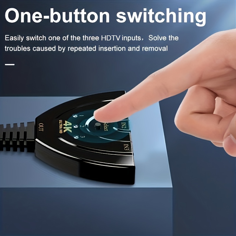 4K*2K 3 Port HDTV-compatible S - Hdmi Matrix Switch ulasan dan harga