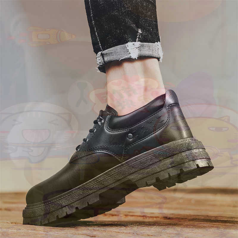 Dark Natural Leather Fashion T - Office Tech Design ulasan dan harga