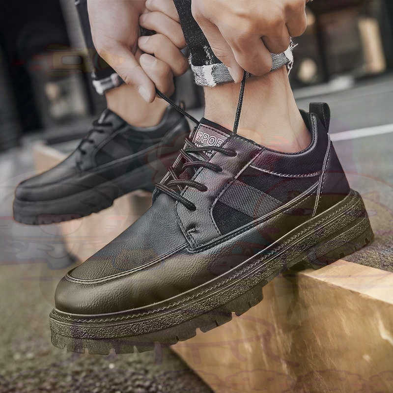 Dark Natural Leather Fashion T - Office Tech Design ulasan dan harga