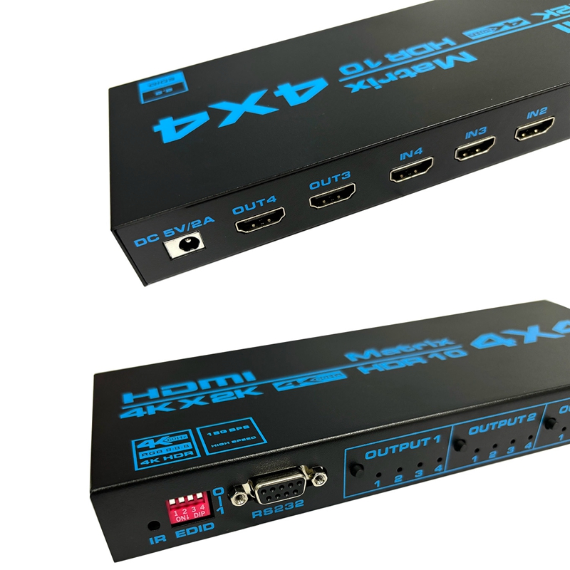 4K HDMI Matrix Switch 4 in 4 O - Hdmi Matrix Switch ulasan dan harga