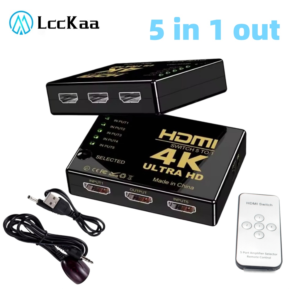 5x1 HDMI Switch HD 4K Video Sw - Hdmi Matrix Switch ulasan dan harga