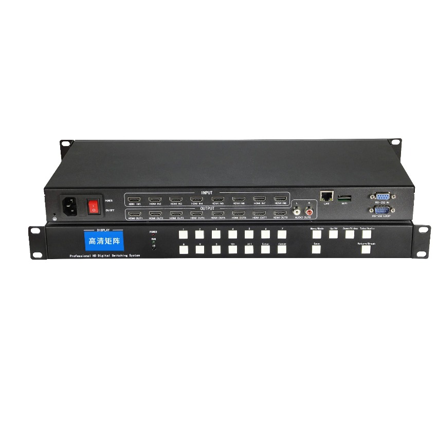 8x8 HDMI Matrix Switcher Split - Hdmi Matrix Switch ulasan dan harga