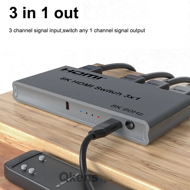 8K 60Hz 3x1 Auto Switch Cycle  - Hdmi Matrix Switch ulasan dan harga