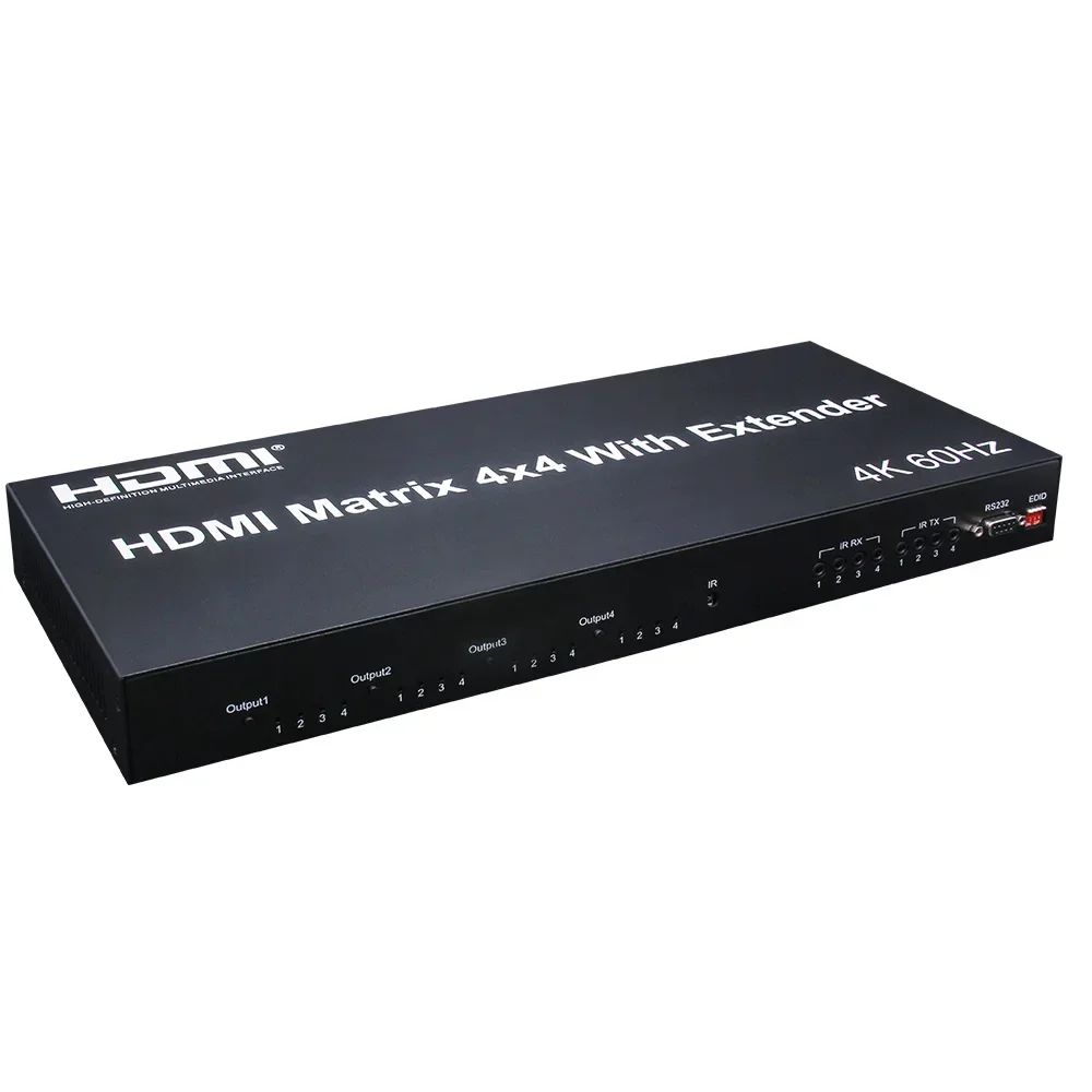 4K 60Hz 4X4 Matrix HDMI2.0 4x4 - Hdmi Matrix Switch ulasan dan harga