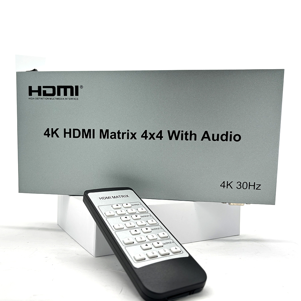 4K 60Hz 4x4 HDMI Matrix with R - Hdmi Matrix Switch ulasan dan harga