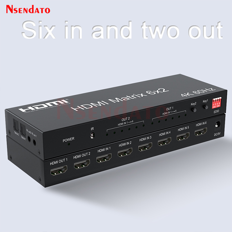 HDMI Matrix Switch 6x2 4k 60Hz - Hdmi Matrix Switch ulasan dan harga