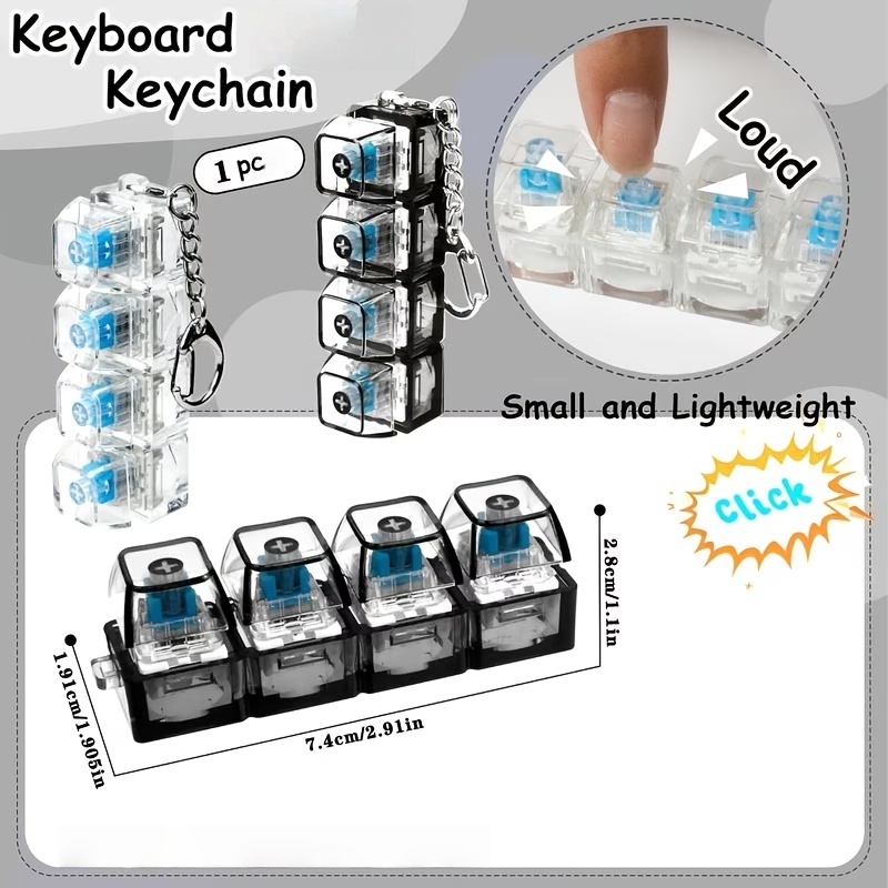 1PC LED Light up Keyboard Keyc - Office Tech Accessories ulasan dan harga
