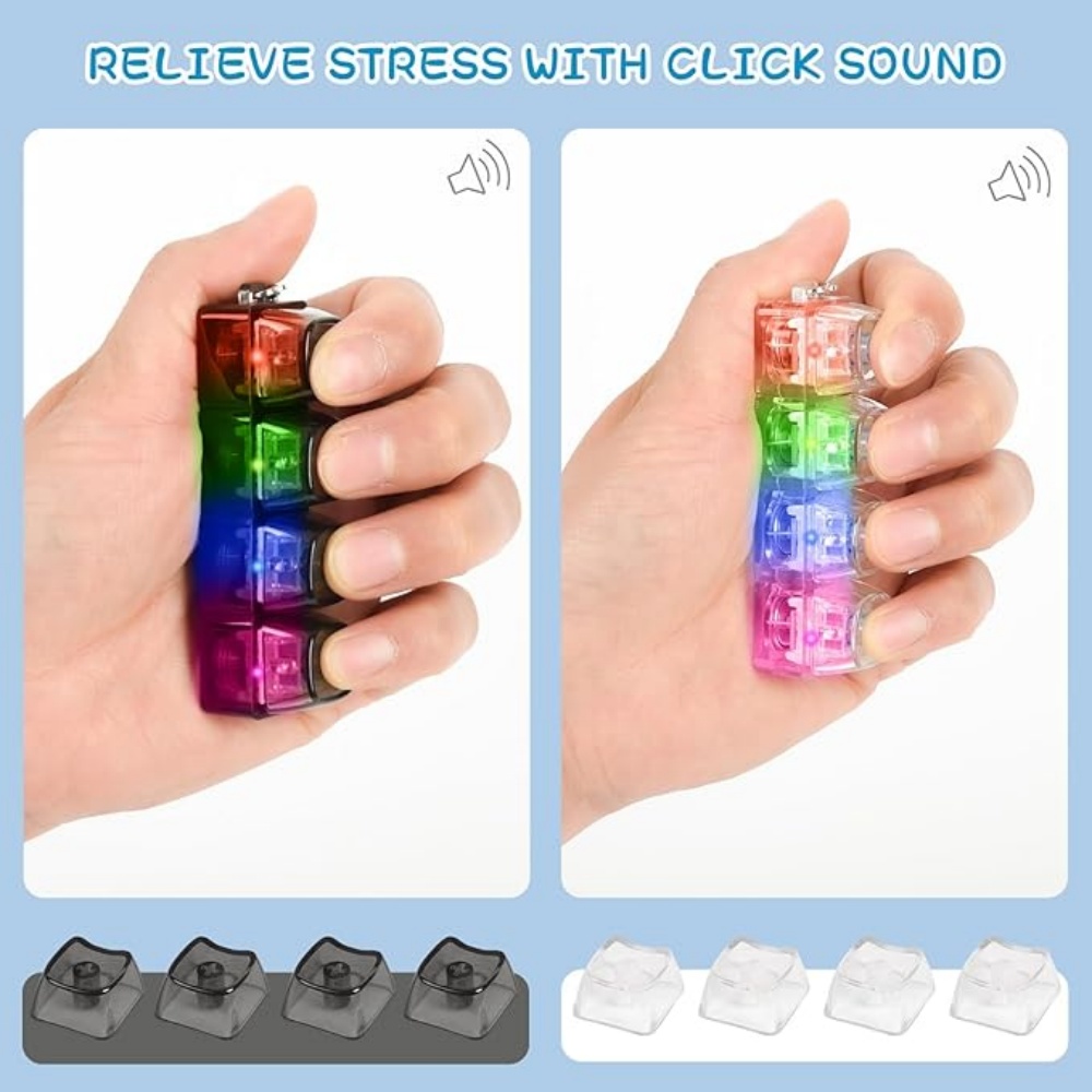 1PC LED Light up Keyboard Keyc - Office Tech Accessories ulasan dan harga